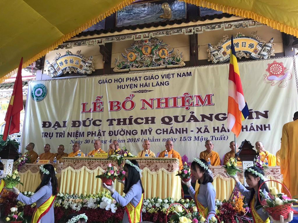 Lễ Bổ Nhiệm Trụ Trì Chùa Chơn Bảo, Niệm Phật Đường Mỹ Chánh, tỉnh Quảng Trị
