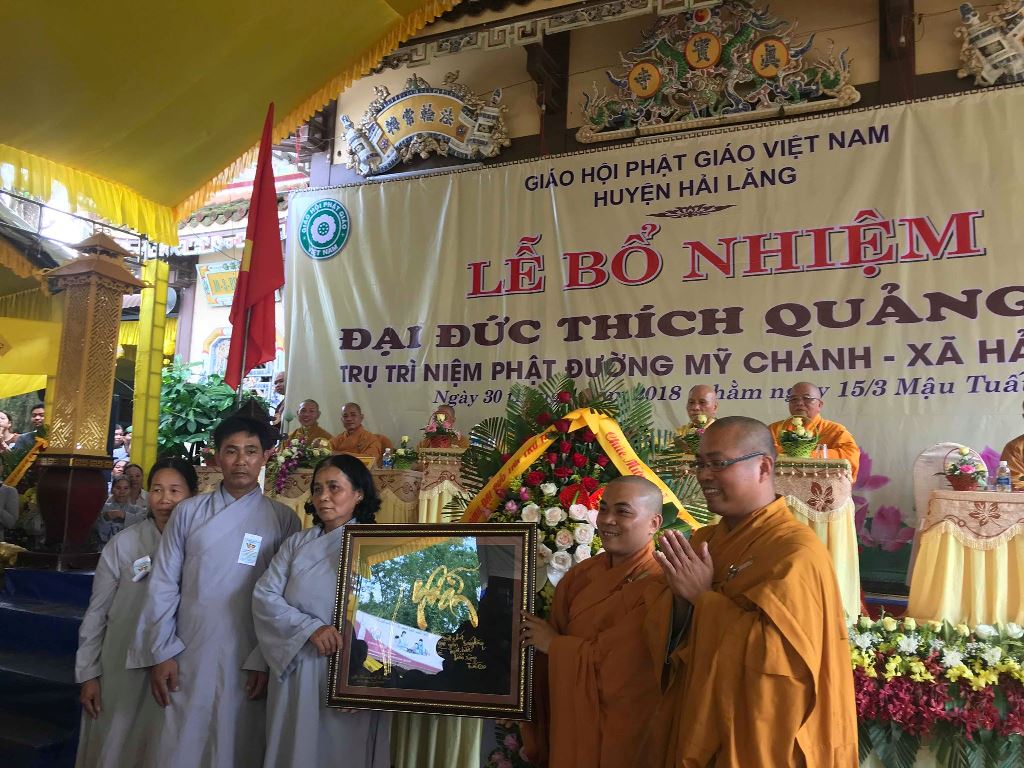 Lễ Bổ Nhiệm Trụ Trì Chùa Chơn Bảo, Niệm Phật Đường Mỹ Chánh, tỉnh Quảng Trị