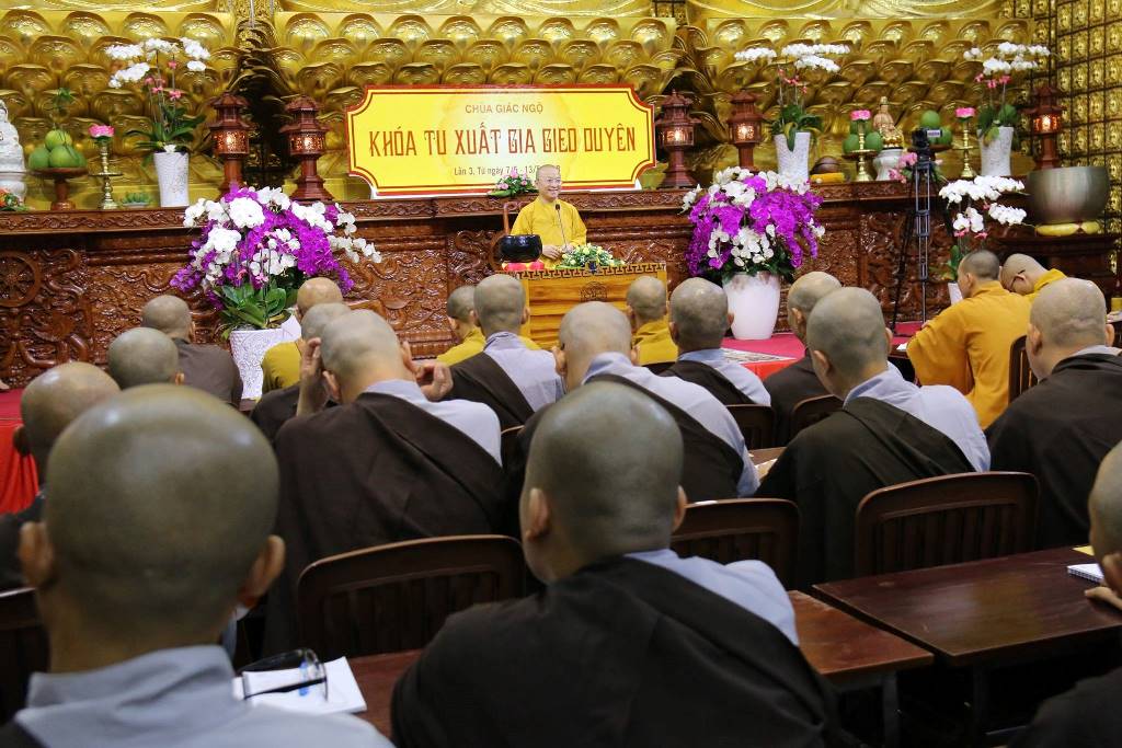 Chùa Giác Ngộ: Ngày tu tập thứ 02 khóa tu Xuất gia gieo duyên lần 03
