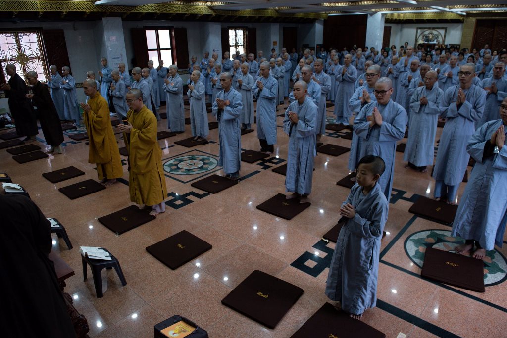 Chùa Giác Ngộ: Ngày tu tập thứ 02 khóa tu Xuất gia gieo duyên lần 03