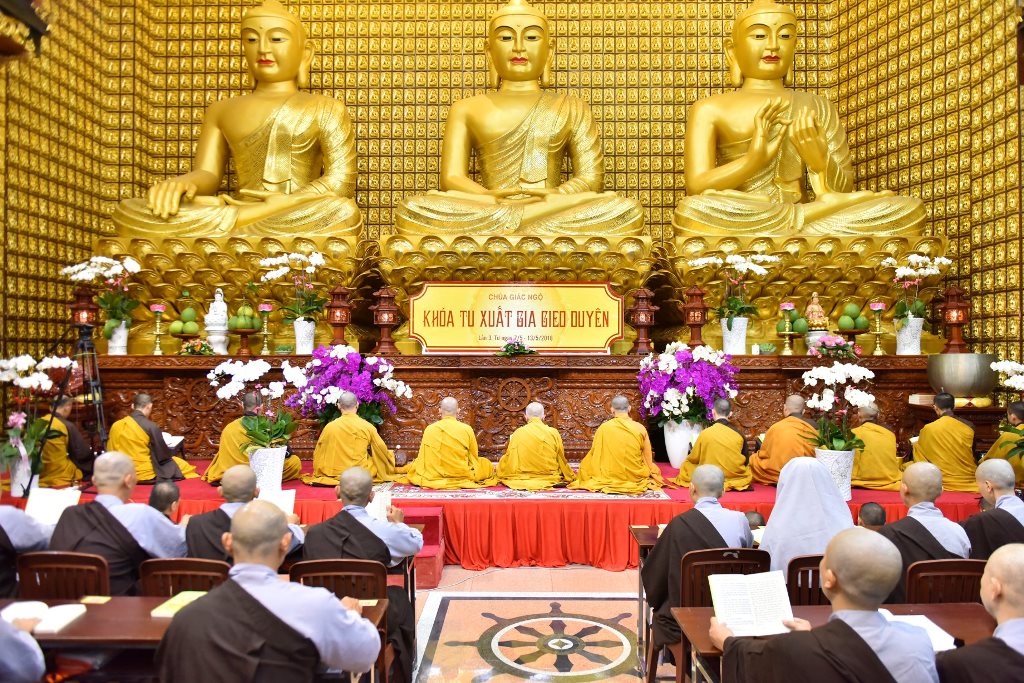 Chùa Giác Ngộ: Ngày tu tập thứ 02 khóa tu Xuất gia gieo duyên lần 03