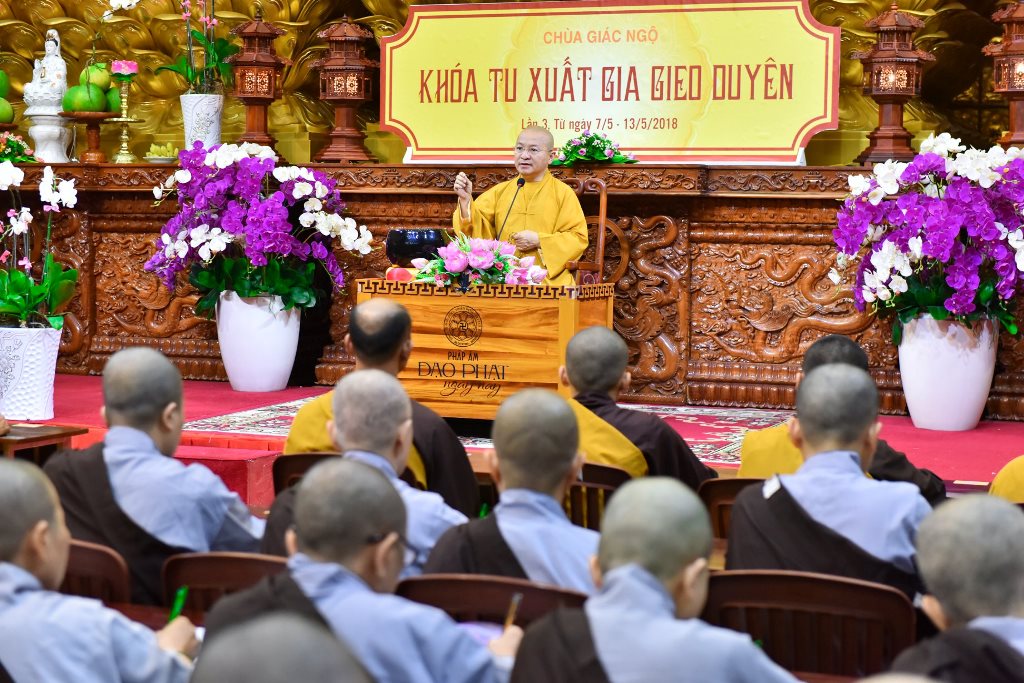 Chùa Giác Ngộ: Ngày Tu Tập Thứ 5 Khóa Tu ‘’Xuất Gia Gieo Duyên’’ Lần Thứ 3