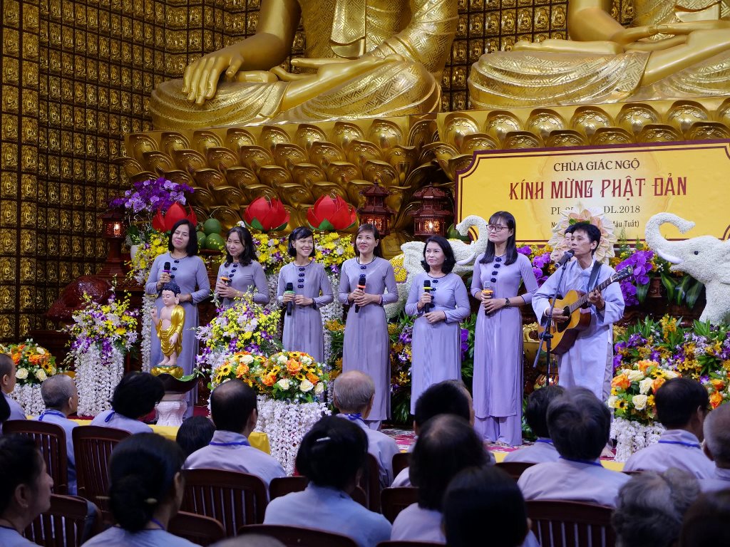 Chùa Giác Ngộ : Khóa tu Ngày an lạc và Tuổi trẻ hướng Phật lần thứ 45