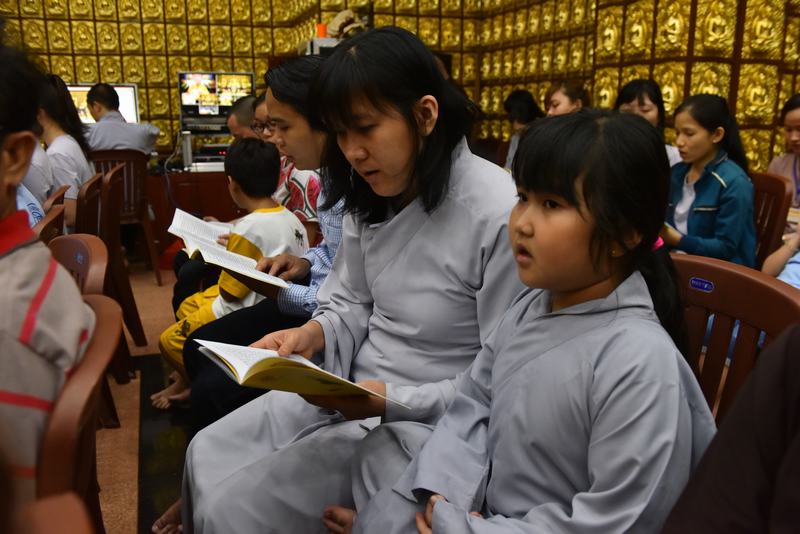 Chùa Giác Ngộ: Lễ Quy Y Tam Bảo ngày 15/04/2018