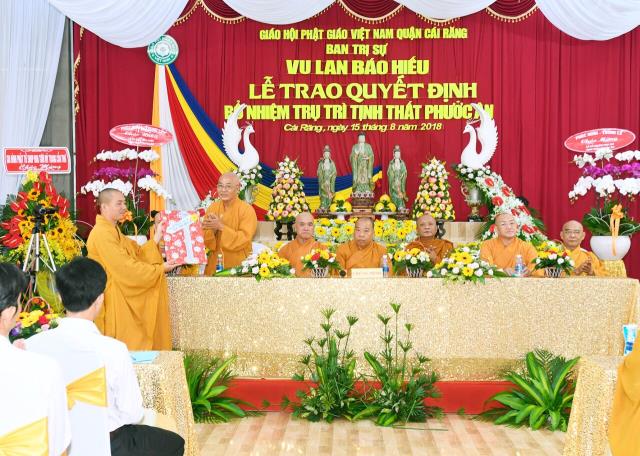 TP. Cần Thơ: Bổ nhiệm trụ trì Tịnh thất Phước Ân