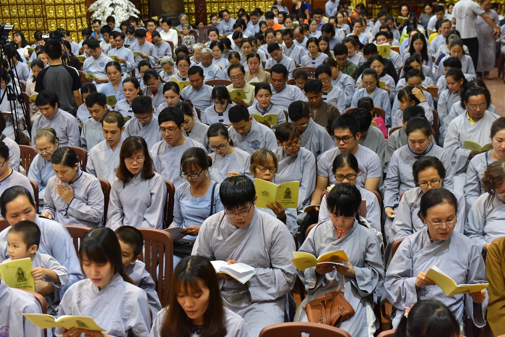 Chùa Giác Ngộ: Lễ quy y Tam Bảo nhân đại lễ Phật đản Phật lịch 2562 (28-05-2018)