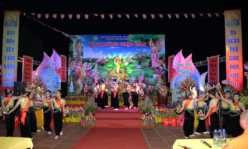 Trang Nghiêm Đại Lễ Phật Đản PL. 2562  Tại Tỉnh Điện Biên