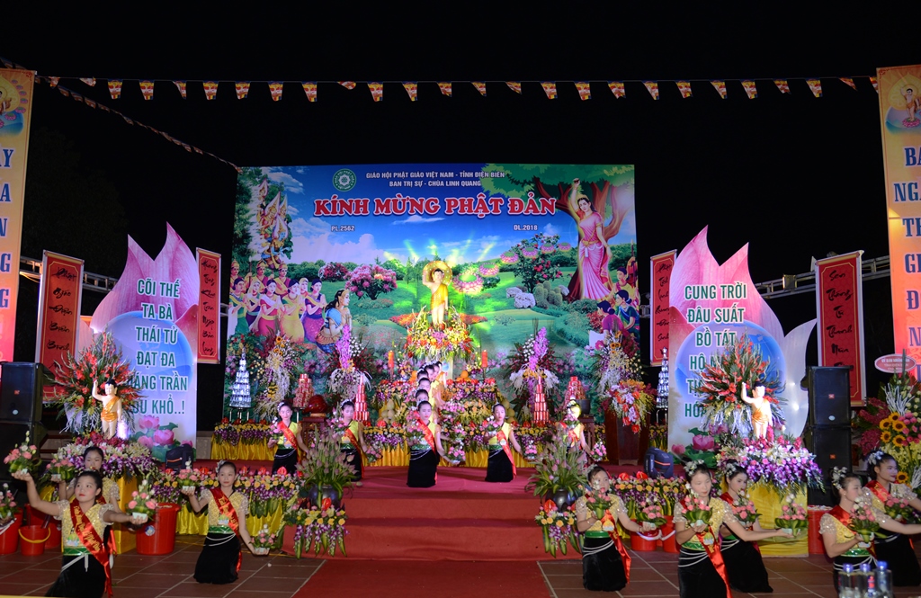 Trang Nghiêm Đại Lễ Phật Đản PL. 2562  Tại Tỉnh Điện Biên