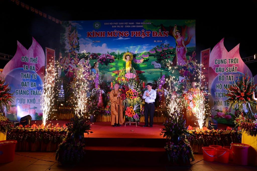 Trang Nghiêm Đại Lễ Phật Đản PL. 2562  Tại Tỉnh Điện Biên