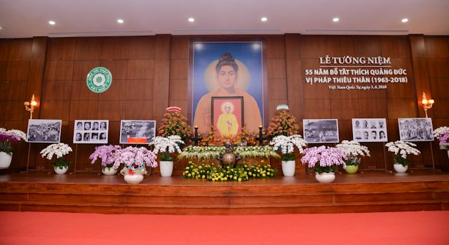 TP.HCM: Trang nghiêm Tưởng niệm 55 năm Bồ tát Thích Quảng Đức (1963 – 2018)