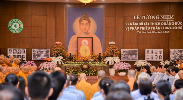 TP.HCM: Trang nghiêm Tưởng niệm 55 năm Bồ tát Thích Quảng Đức (1963 – 2018)