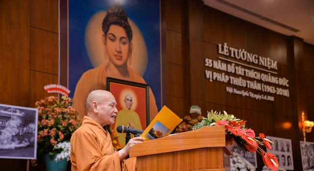TP.HCM: Trang nghiêm Tưởng niệm 55 năm Bồ tát Thích Quảng Đức (1963 – 2018)