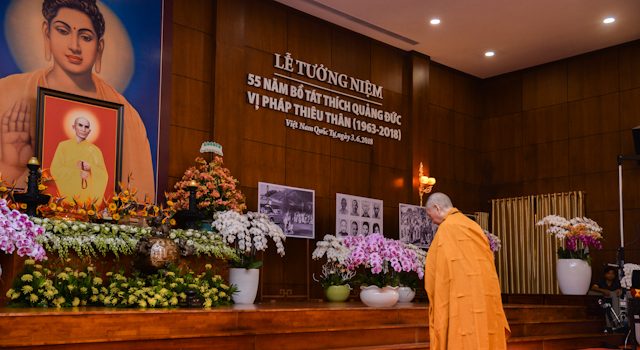TP.HCM: Trang nghiêm Tưởng niệm 55 năm Bồ tát Thích Quảng Đức (1963 – 2018)