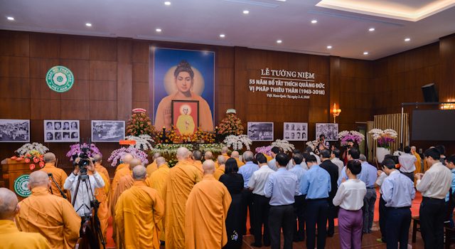 TP.HCM: Trang nghiêm Tưởng niệm 55 năm Bồ tát Thích Quảng Đức (1963 – 2018)