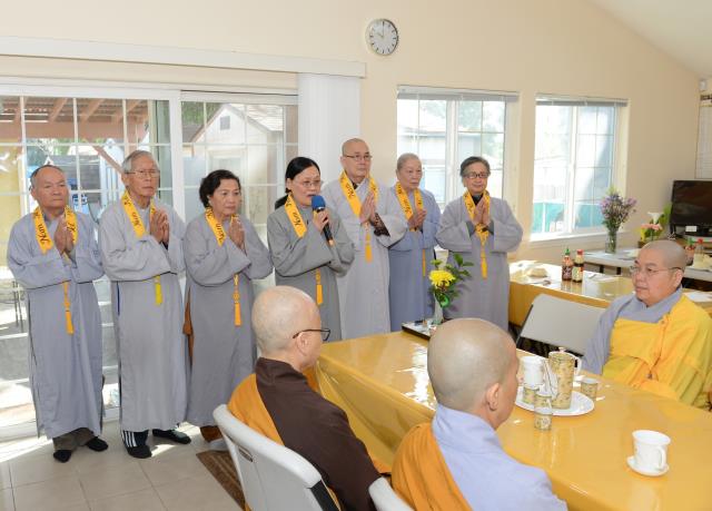 Lễ thọ giới Bồ Tát tại gia tại Quan Âm Tịnh Xá,San Jose,Hoa Kỳ