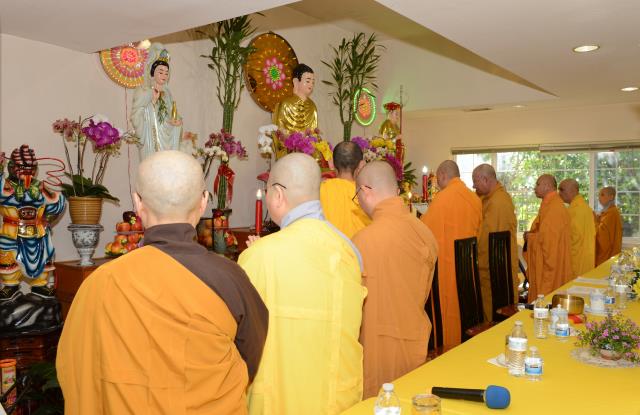 Lễ thọ giới Bồ Tát tại gia tại Quan Âm Tịnh Xá,San Jose,Hoa Kỳ