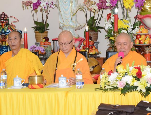 Lễ thọ giới Bồ Tát tại gia tại Quan Âm Tịnh Xá,San Jose,Hoa Kỳ