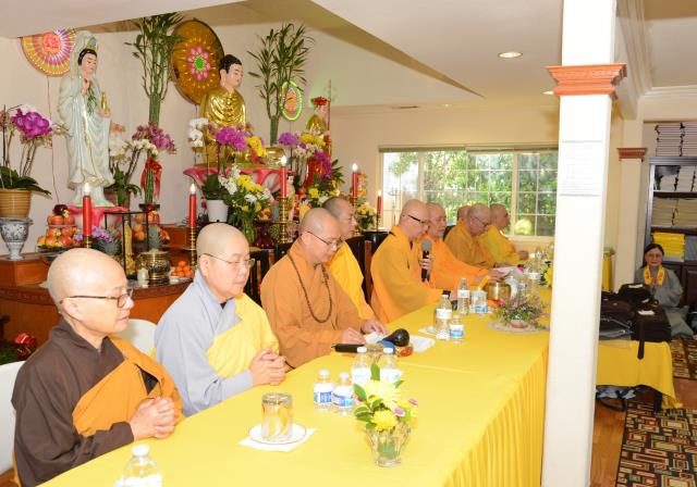 Lễ thọ giới Bồ Tát tại gia tại Quan Âm Tịnh Xá,San Jose,Hoa Kỳ