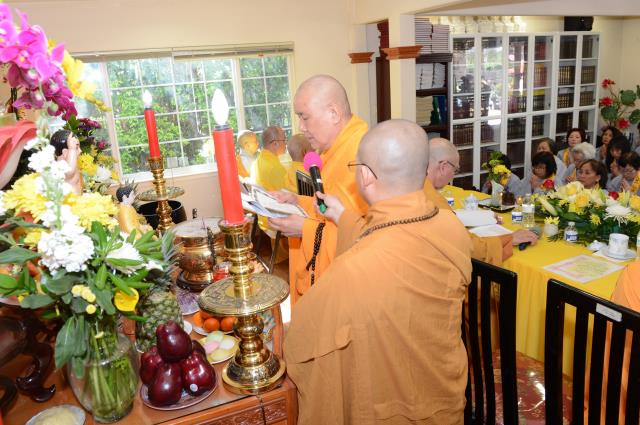 Lễ thọ giới Bồ Tát tại gia tại Quan Âm Tịnh Xá,San Jose,Hoa Kỳ