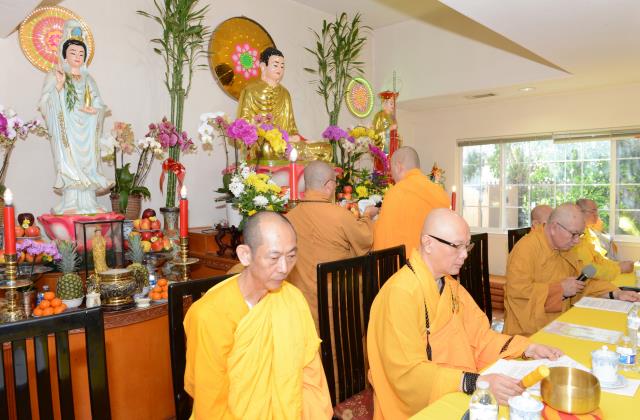 Lễ thọ giới Bồ Tát tại gia tại Quan Âm Tịnh Xá,San Jose,Hoa Kỳ