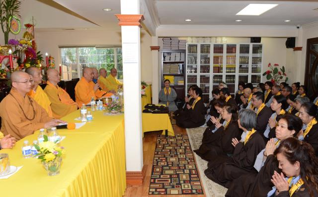 Lễ thọ giới Bồ Tát tại gia tại Quan Âm Tịnh Xá,San Jose,Hoa Kỳ