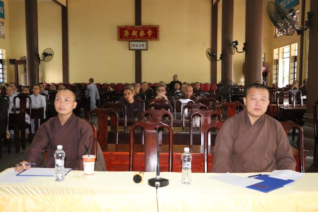 Chùm ảnh: Trường TCPH Bình Dương Thuyết trình giáo lý đón mừng ngày Phật Đản sinh.