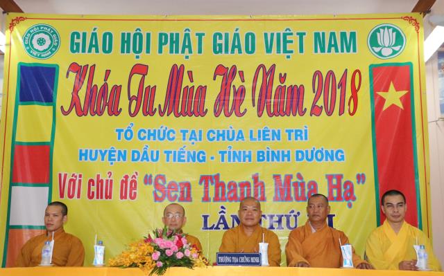Dầu Tiếng: Khai Mạc Khóa Tu Sen Thanh Mùa Hạ lần VI