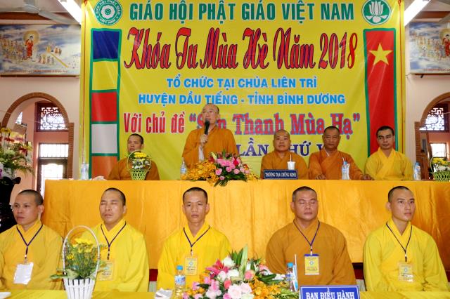 Dầu Tiếng: Khai Mạc Khóa Tu Sen Thanh Mùa Hạ lần VI