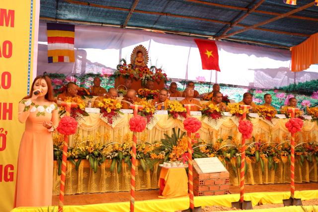 Bình Dương: Đặt đá xây dựng và bổ nhiệm Viện Chủ, Trụ trì chùa Phổ Hiền.