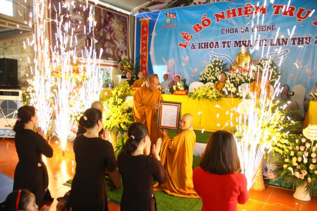 Quảng Ninh: Chùa La Dương (Thị xã Đông Triều) tổ chức lễ bổ nhiệm trụ trì và khai mạc khóa tu mùa hè lần II (2018)