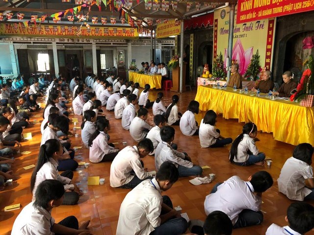 Ninh Bình: Chùa Kiến Ốc lần đầu tổ chức khóa tu mùa hè