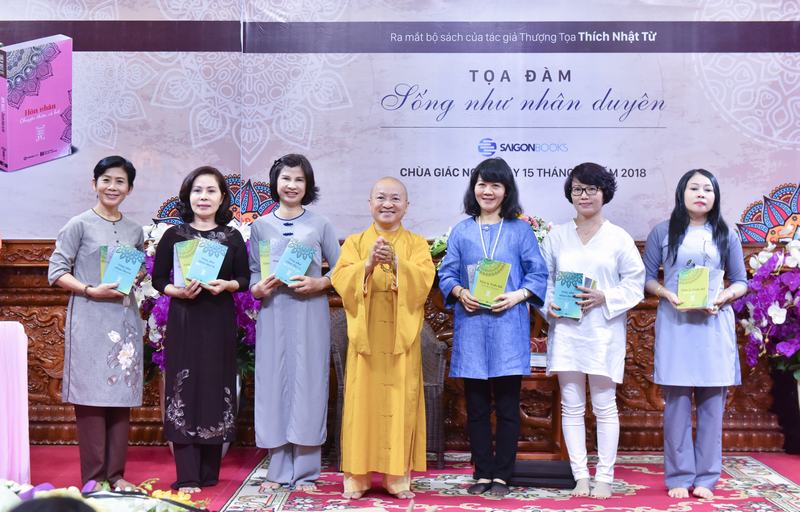 Buổi tọa đàm “Sống như nhân duyên” ra mắt sách của TT. Thích Nhật Từ