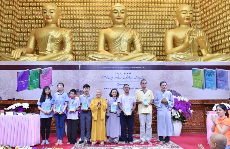 Buổi tọa đàm “Sống như nhân duyên” ra mắt sách của TT. Thích Nhật Từ