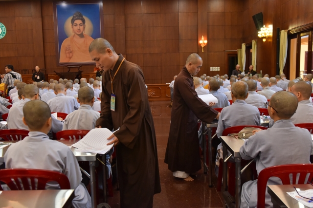 Đại giới đàn Trí Tịnh: Bắt đầu kỳ khảo thí giới tử tại Tuyển Phật trường - Việt Nam Quốc Tự