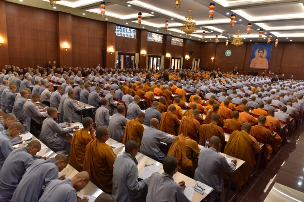 Đại giới đàn Trí Tịnh: Bắt đầu kỳ khảo thí giới tử tại Tuyển Phật trường - Việt Nam Quốc Tự