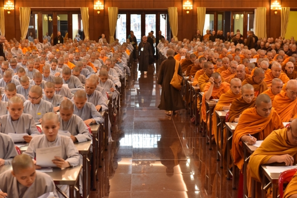 Đại giới đàn Trí Tịnh: Bắt đầu kỳ khảo thí giới tử tại Tuyển Phật trường - Việt Nam Quốc Tự