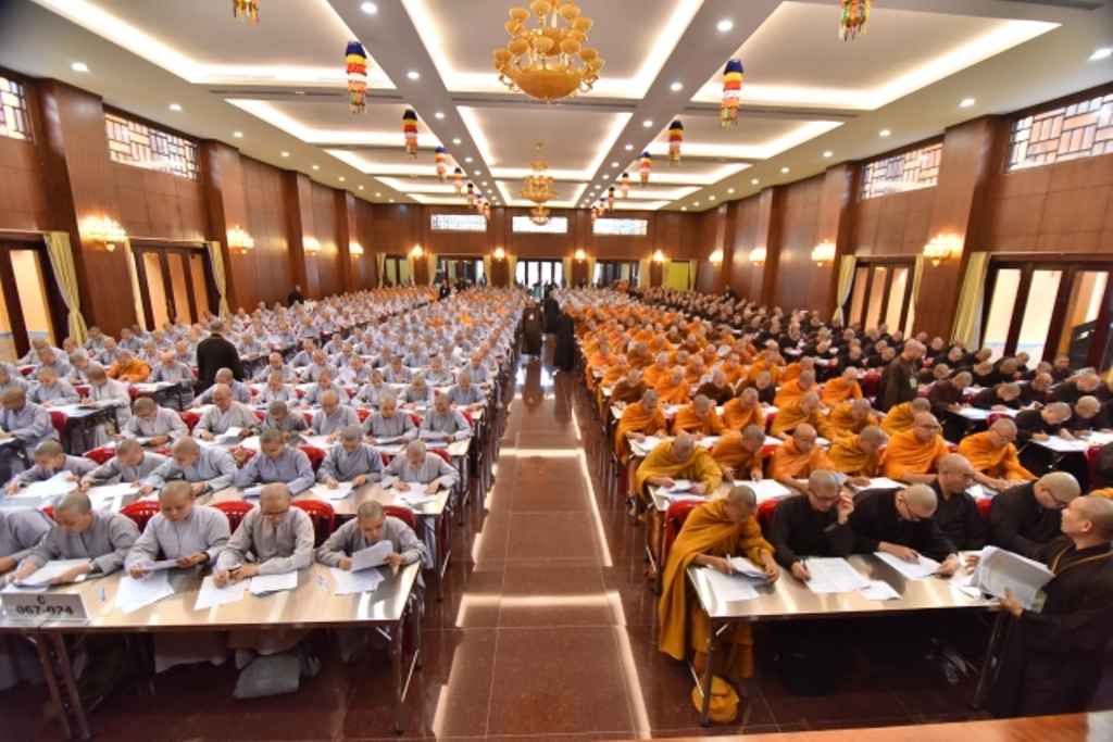 Đại giới đàn Trí Tịnh: Bắt đầu kỳ khảo thí giới tử tại Tuyển Phật trường - Việt Nam Quốc Tự