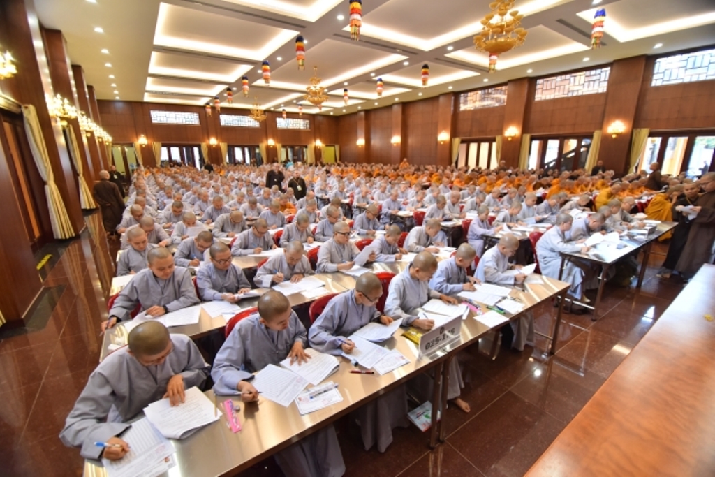 Đại giới đàn Trí Tịnh: Bắt đầu kỳ khảo thí giới tử tại Tuyển Phật trường - Việt Nam Quốc Tự