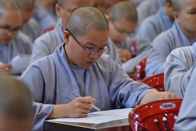 Đại giới đàn Trí Tịnh: Bắt đầu kỳ khảo thí giới tử tại Tuyển Phật trường - Việt Nam Quốc Tự