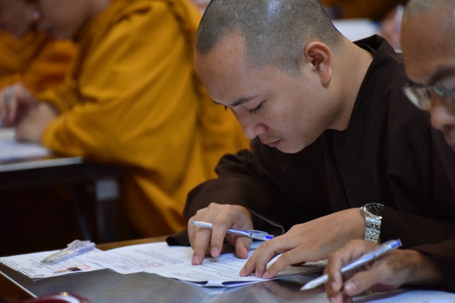 Đại giới đàn Trí Tịnh: Bắt đầu kỳ khảo thí giới tử tại Tuyển Phật trường - Việt Nam Quốc Tự