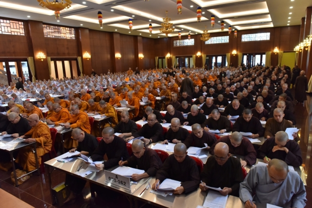 Đại giới đàn Trí Tịnh: Bắt đầu kỳ khảo thí giới tử tại Tuyển Phật trường - Việt Nam Quốc Tự