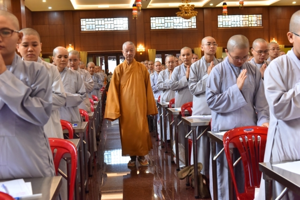 Đại giới đàn Trí Tịnh: Bắt đầu kỳ khảo thí giới tử tại Tuyển Phật trường - Việt Nam Quốc Tự