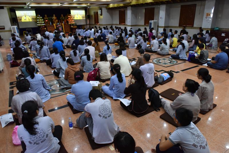 Chùa Giác Ngộ: Khóa tu Ngày An Lạc và Khóa tu Tuổi Trẻ Hướng Phật (10/06/2018)