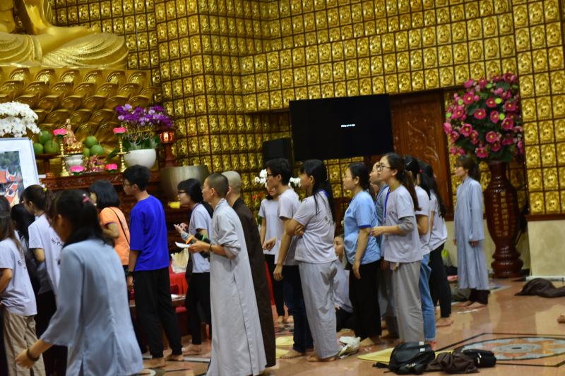 Chùa Giác Ngộ: Khóa tu Ngày An Lạc và Khóa tu Tuổi Trẻ Hướng Phật (10/06/2018)