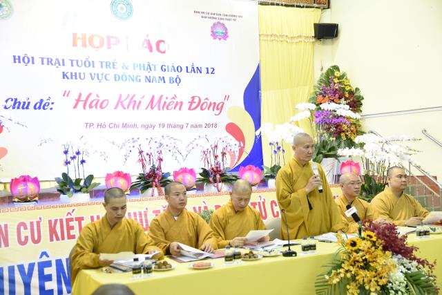 TP.HCM: Họp báo Hội trại &quot;Tuổi trẻ &amp; Phật giáo&quot; 12-2018 chủ đề &quot;HÀO KHÍ MIỀN ĐÔNG&quot;.