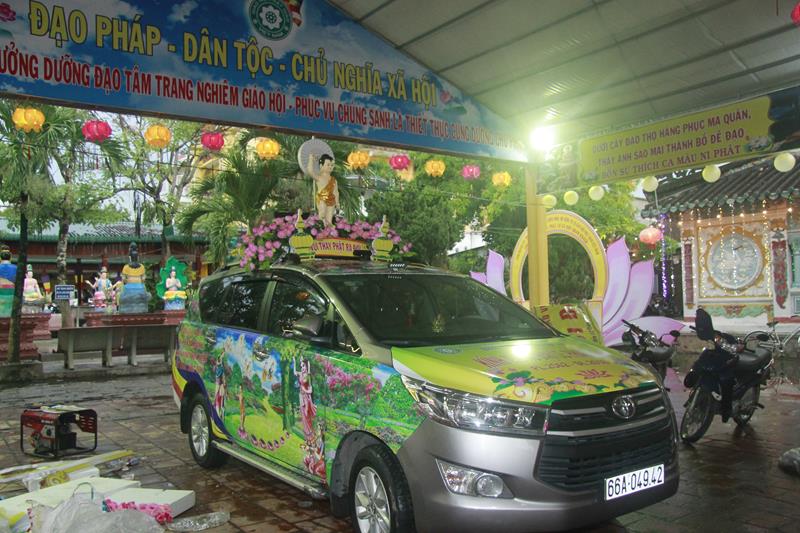Đồng Tháp: Công tác chuẩn bị Phật Đản tại TP. Sa Đéc