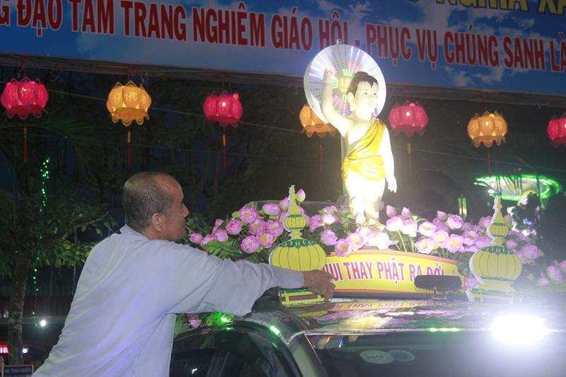 Đồng Tháp: Công tác chuẩn bị Phật Đản tại TP. Sa Đéc