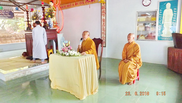 Chùa Linh Sơn Pháp Ấn tổ chức khóa tu niệm Phật