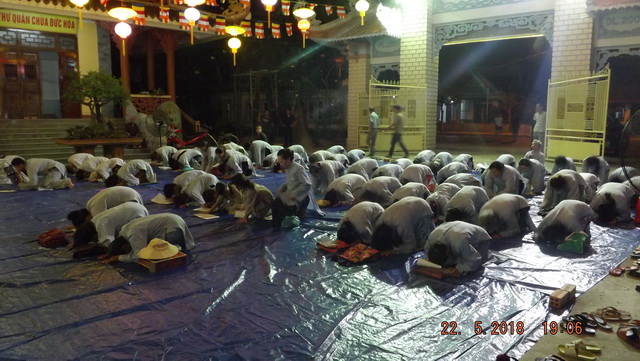 Chùa Đức Hòa khai kinh Khánh đản