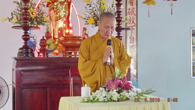 Chùa Linh Sơn Pháp Ấn tổ chức khóa tu niệm Phật